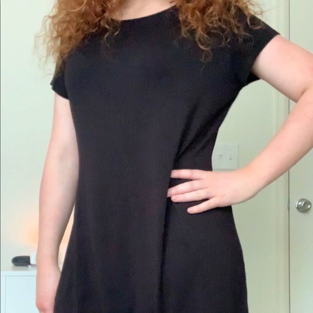 Black t-shirt dress